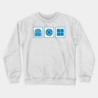 Play School windows design Crewneck Sweatshirt